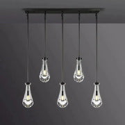 Raindrop Linear Chandelier 5-Light 36"