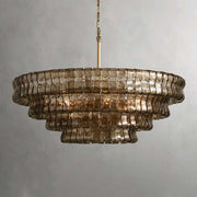 JC Ghiaccio Round Chandelier 36"