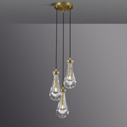 JC Raindrops Round Chandelier