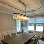 JC French Classicm Series K9 Crystal Round / Linear Chandelier