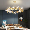 Monroe Branch Maple Leaf Crystal Chandelier