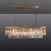 JC French Classicm Rectangular Chandelier 40"