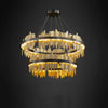 JC Hilbert 2-Tier Round Chandelier