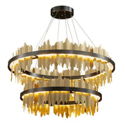 JC Hilbert 2-Tier Round Chandelier