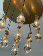 Raindrop Round Chandelier 36"
