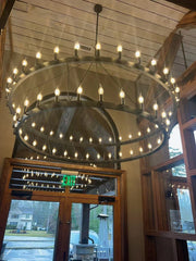 JC Camino Vintage Round Chandelier