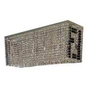 JC Fendi Modern Rectangular Crystal Chandelier