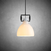 JC Miranda Modern Milk Glass Pendant Light