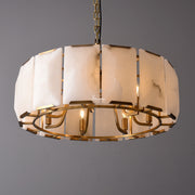 JC Aubrey Calcite Round Chandelier 19"