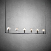 Bille De Crystal Ball Linear Chandelier 48” 60"