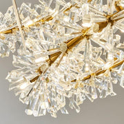 Modern Stylish Double Ring Crystal Chandelier