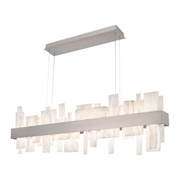 Alabaster Acropolis 46in LED Linear Chandelier