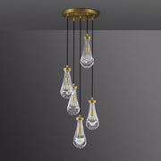 JC Raindrops Round Chandelier