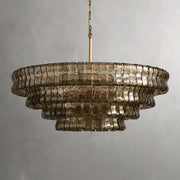 JC Ghiaccio Round Chandelier 36"