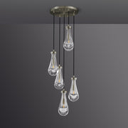 JC Raindrops Round Chandelier