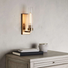 Fiora Modern Glass Wall Sconce 1 Light