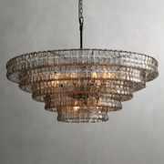 JC Ghiaccio Round Chandelier 36", 48"