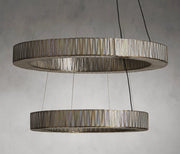 Jared Modern Round Two-Tier Chandelier 47", 60"