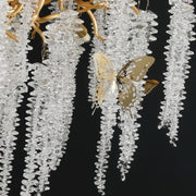 JC Branch Luxury Long Snowflake Crystal  Chandelier