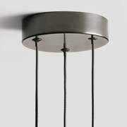 Soltaire Round Pendant-3 lights