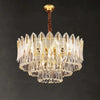 JC Flake 3-Tier Crystal Chandelier 24"