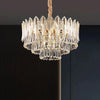 JC Flake 3-Tier Crystal Chandelier 18"