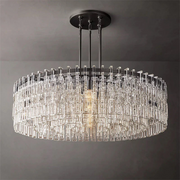 JC Margerie Modern Round Chandelier 48" For Living Room