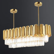 Natasha Modern Luxury Crystal Light Rod Chandelier