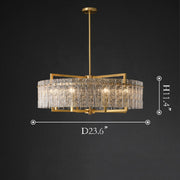 Flake Crystal Round chandelier