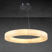 Rivaga Calcite Round Chandelier 31"40"60"