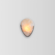 Braden Alabaster Minimalist Wall Sconce