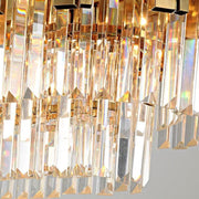 Natasha Modern Luxury Crystal Light Rod Chandelier