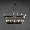 Camina Vintage Filament 2-Tier Chandelier