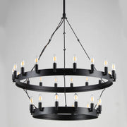 Camina Vintage Candelabra 2-Tier Chandelier