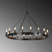 JC Caminare Vintage Filament Round Chandelier