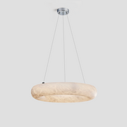 Alabaster Round Ring Living Room Chandelier