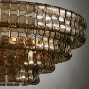 JC Ghiaccio Round Chandelier 36"