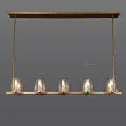 JC Kusea Glass Linear Chandelier 49", 60"