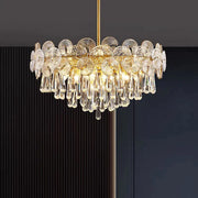 JC Copper Postmodern Luxury Crystal Chandelier