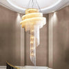 Alisa Luxury Aluminum Chain Tassel Ring Multilayer Chandelier - jchandelier