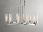 Celestia Modern Glass Round Chandelier