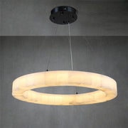 Rivaga Calcite Round Chandelier 31"40"60"