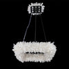 Rosalie Modern Square Geode Quartz Crystal Chandelier 24''