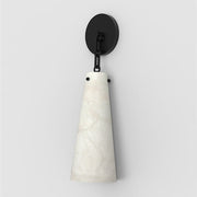 JC Alabaster Modern 1-Light Marble Wall Sconces