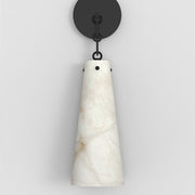 JC Alabaster Modern 1-Light Marble Wall Sconces