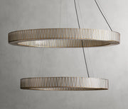 Jared Modern Round Two-Tier Chandelier 47", 60"