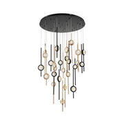 Barletta 40" Wide LED Suspension Multi Light Pendant