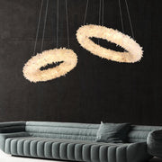 Rock Crystal Round Modern Chandelier - jchandelier