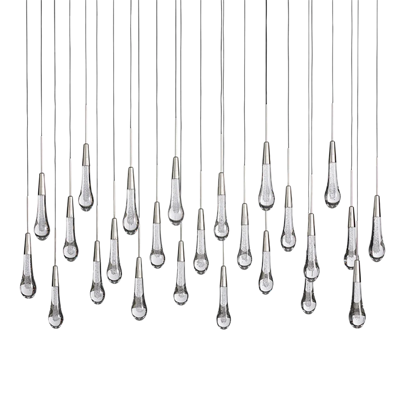 Soltaire Linear Chandelier 37"50"70"87"120"