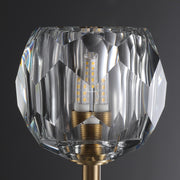 Bille De Crystal Glass Short Wall Sconce